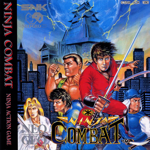 Ninja Combat box art for Neo Geo CD